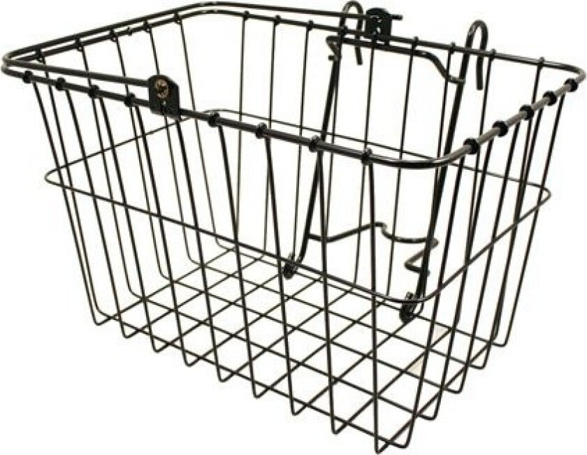 133 Quick Release sykkelkurv sort