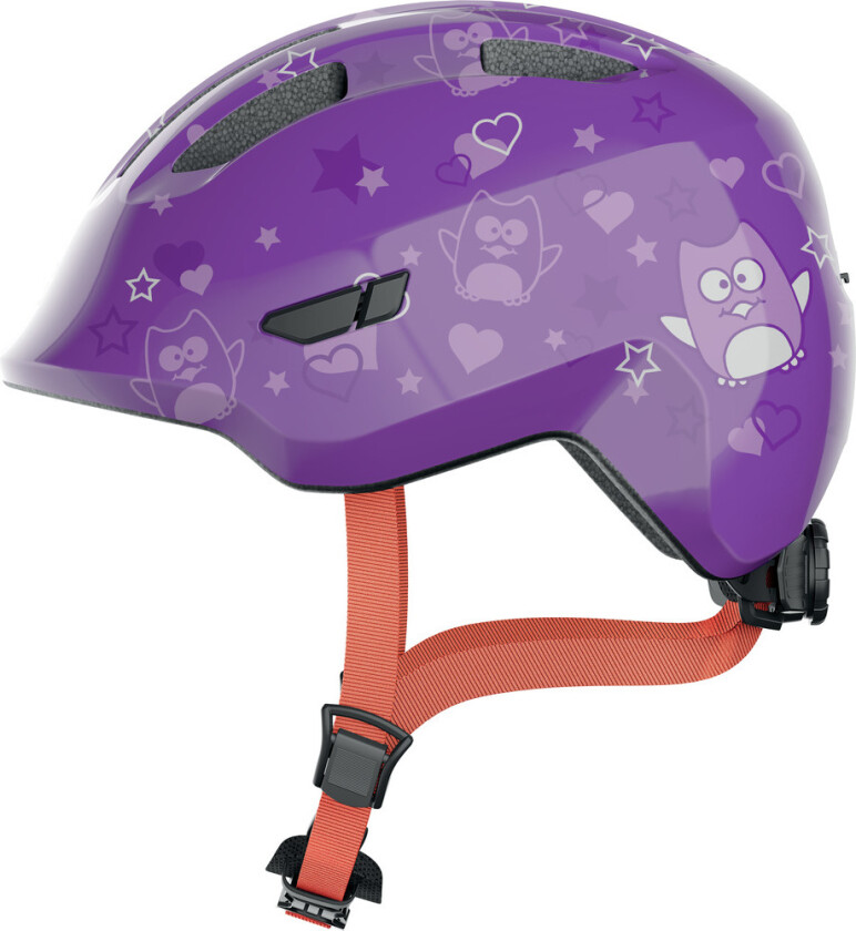 Abus Smiley 3.0 Sykkelhjelm til Barn Purple Star