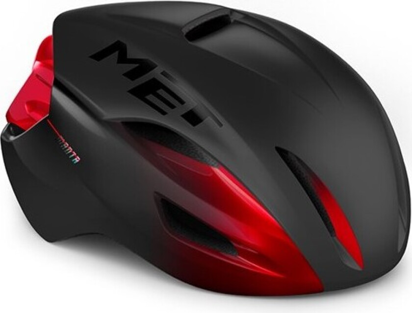 Manta MIPS sykkelhjelm sort/rød