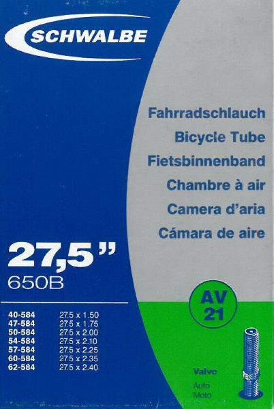 27,5"slange 1,50-2,40"(584) Autoventil
