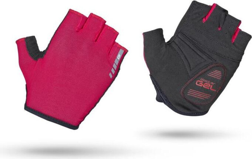 Solara Tan Through Sykkelhansker Rød