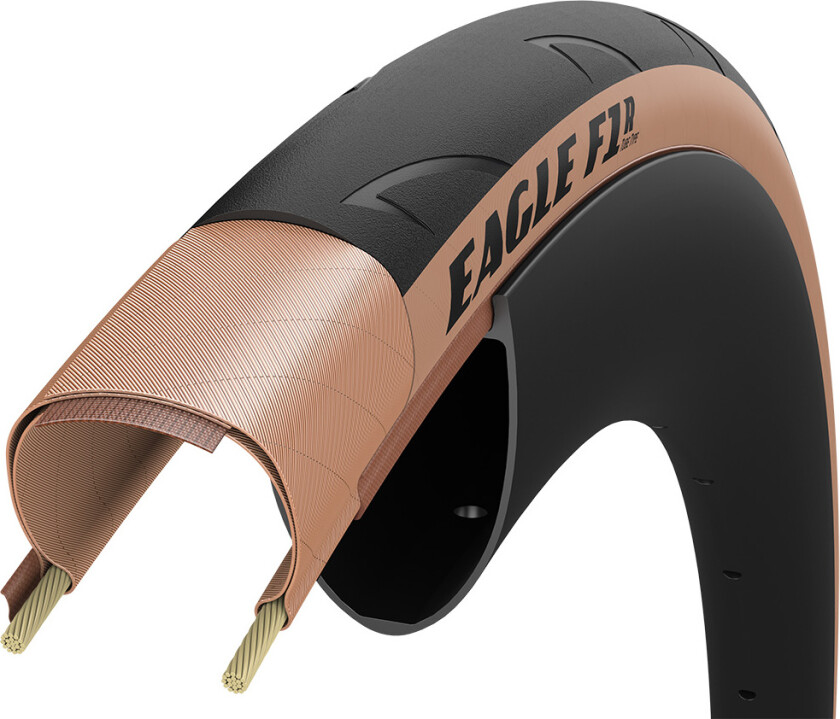 Eagle F1 R 700 x 25C TubeType Tan