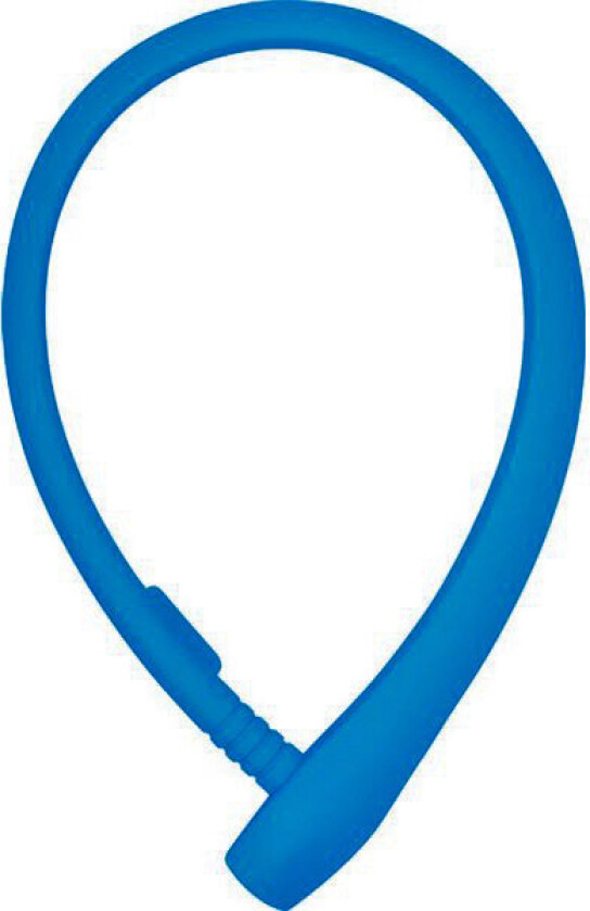Abus kabellås Grip O Cable 65cm Silicon Cover Blå