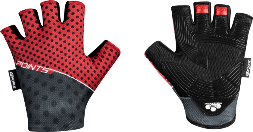 Points Sykkelhansker - Sort / Rød