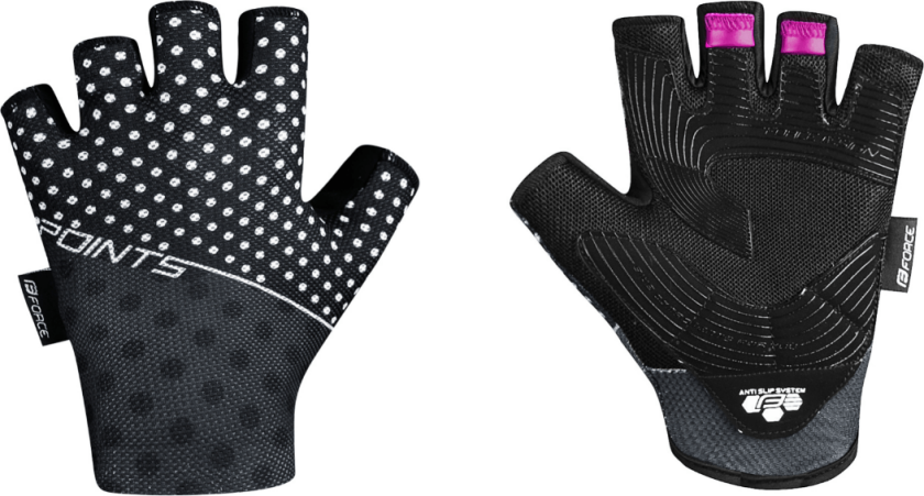 Points Sykkelhansker til Dame - Sort / Grå