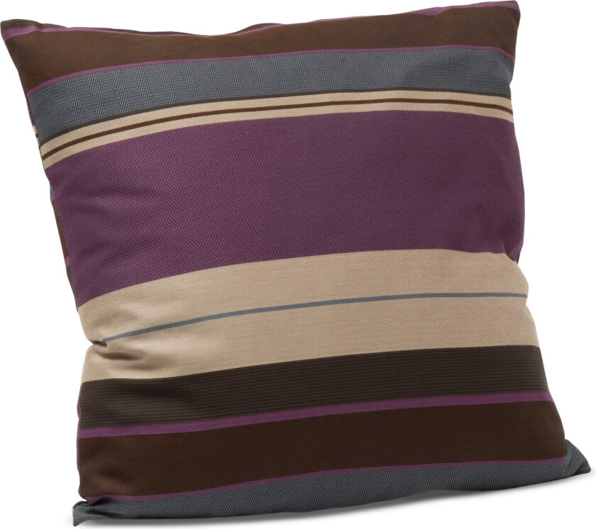 DEKORASJON PUTE 45X45CM LILLA STRIPER - PUTE