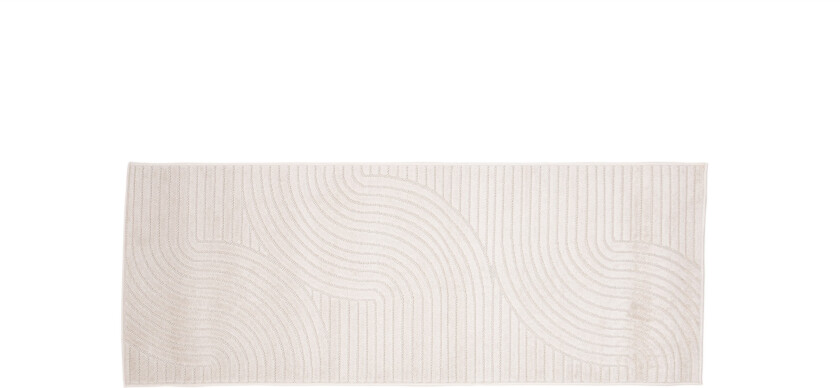 Hiroya Wiltonteppe 80x200 cm Rektangulær - Hvit