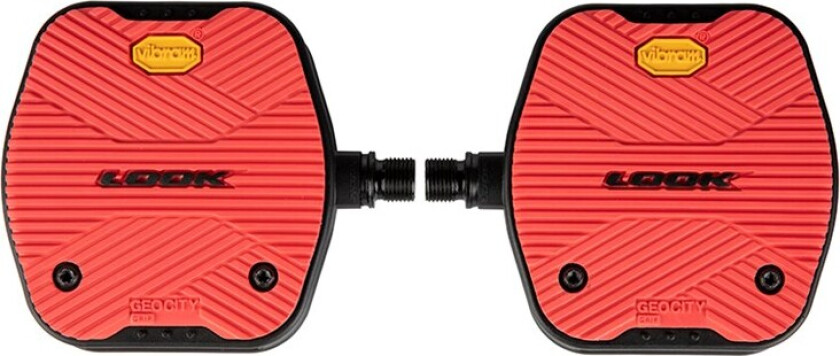 Geocity Grip Pedaler Rød