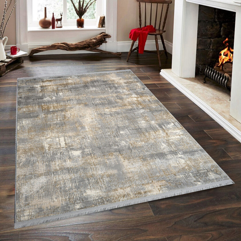 Naveena Wiltonteppe 160x230 cm Rektangulær - Grå/Beige/Creme