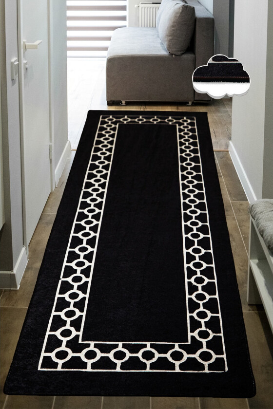 Jassu Gangmatte 80x200 cm Rektangulær - Svart