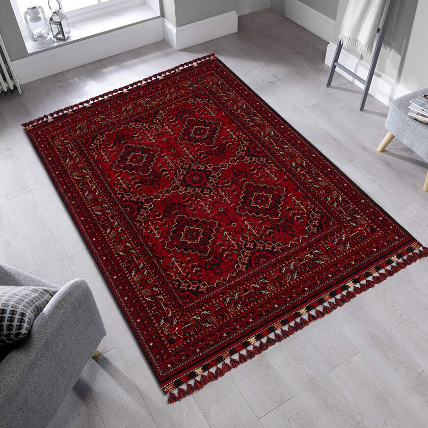Noriyasu Gangmatte 80x150 cm Rektangulær - Rød