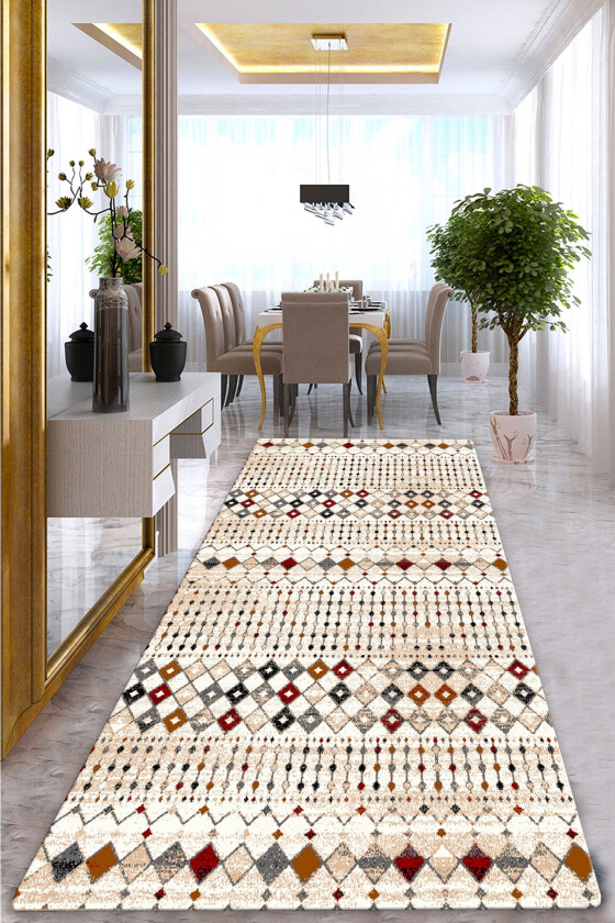 Neelima Gangmatte 80x300 cm Rektangulær - Flerfarget