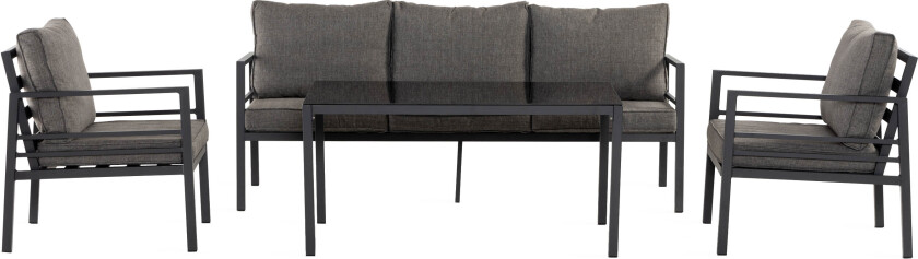 Ariany Sofagruppe - Svart/Grå