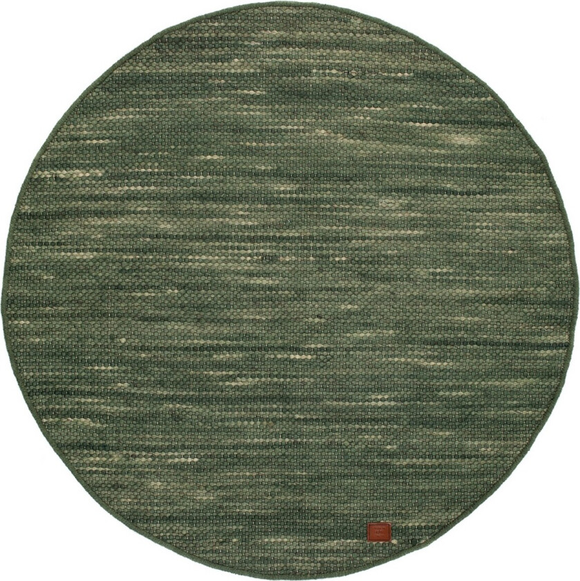 Skagen Ullmatte 200 cm Rund - Grønnmelange