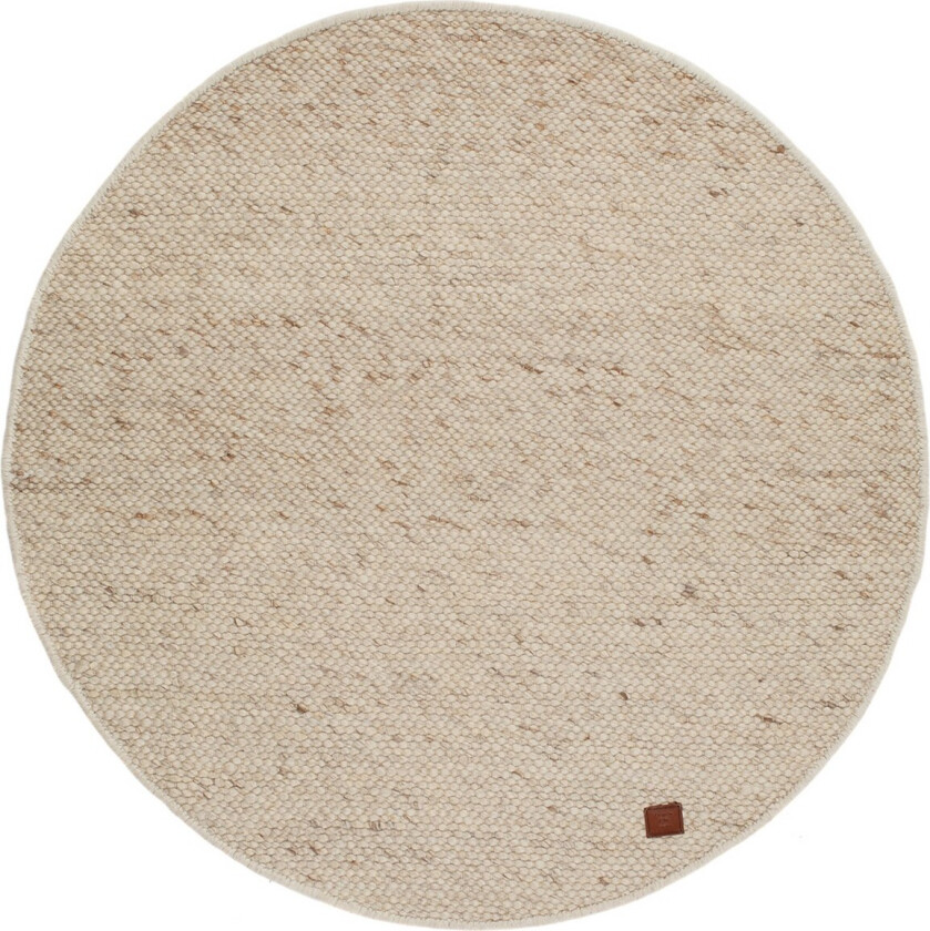 Skagen Ullmatte 200 cm Rund - Naturmelange