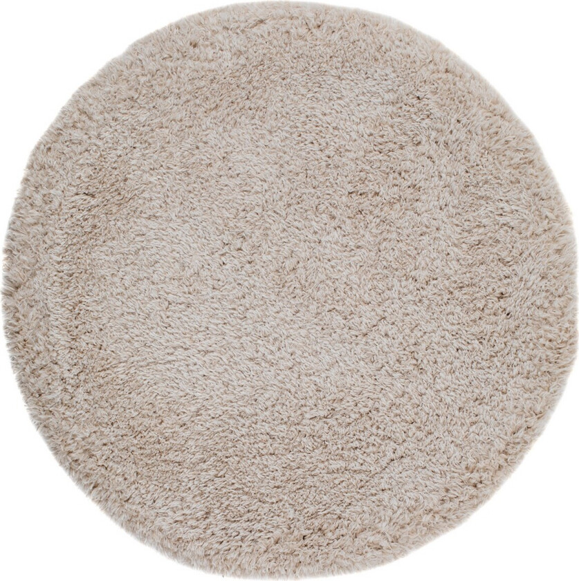 Floki Ryematte 200 cm Rund - Hvit