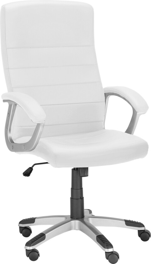 Moinata Kontorstol Hev- og Senkbar - Hvit