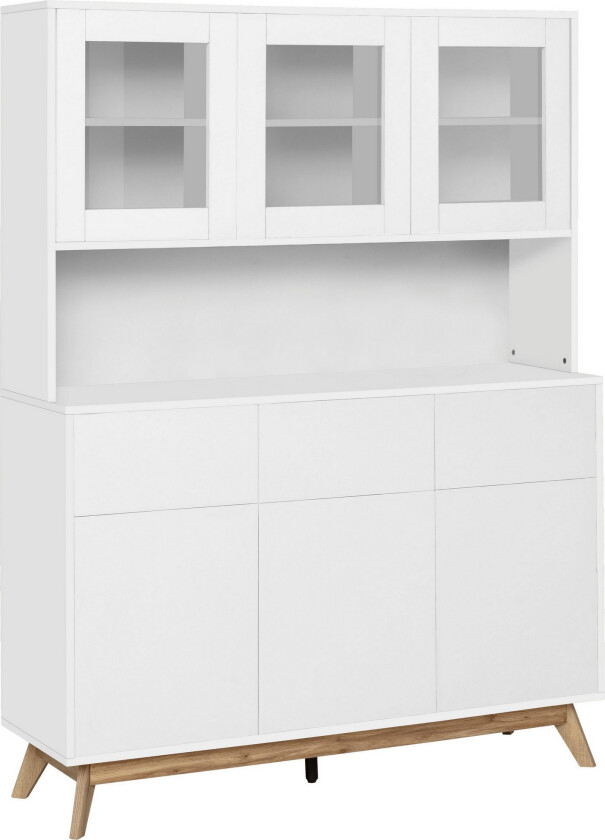 Mohak Kommode m. Overskap - Hvit