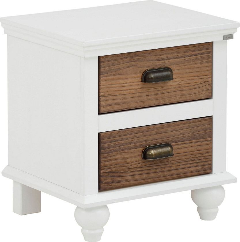 Bilde av Kagami Nattbord 45x38 cm - Hvit/Brun