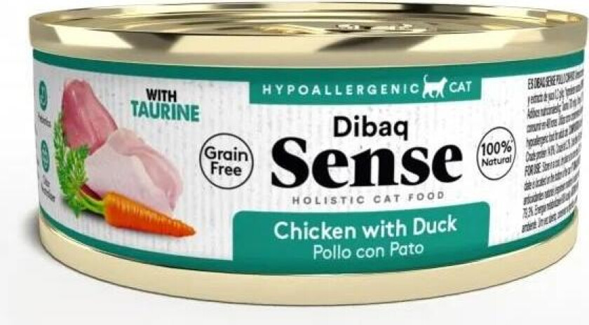 Bilde av Cat Grain Free Chicken with Duck Våtfôr til katt 70 g