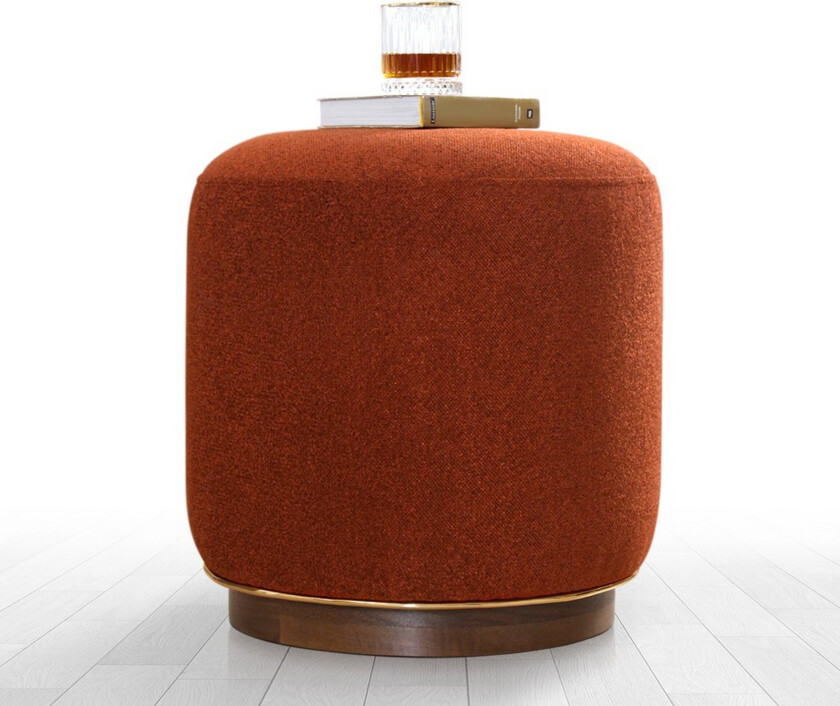 Galena Sittepuff 42 cm - Rød