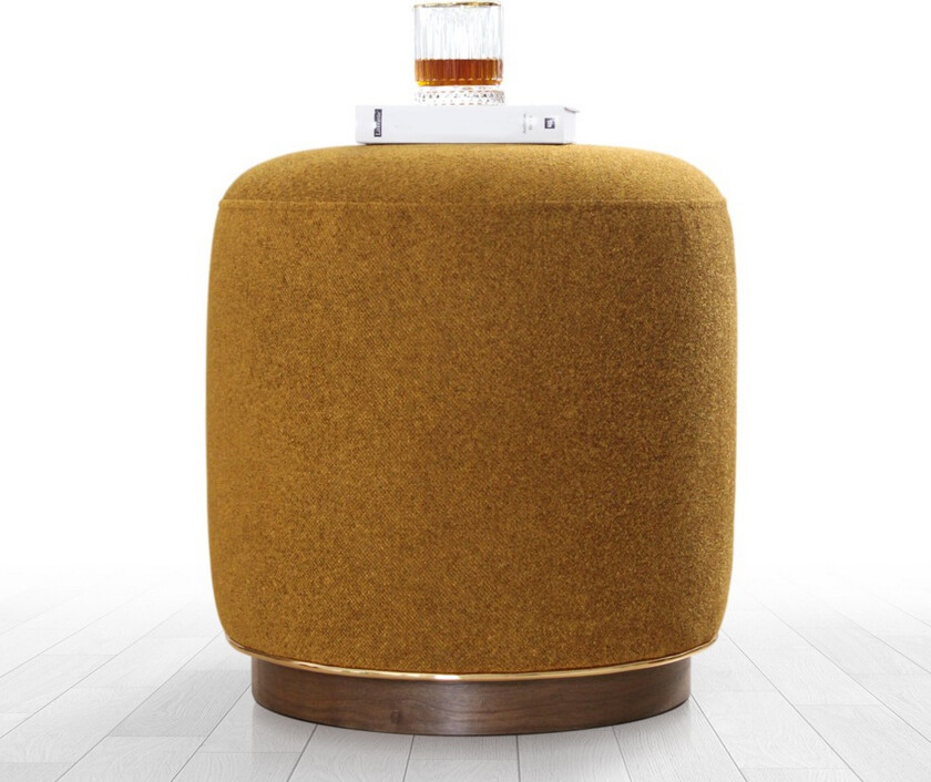Galena Sittepuff 42 cm - Olivengrønn