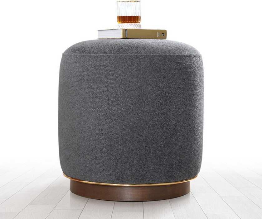 Galena Sittepuff 42 cm - Grå