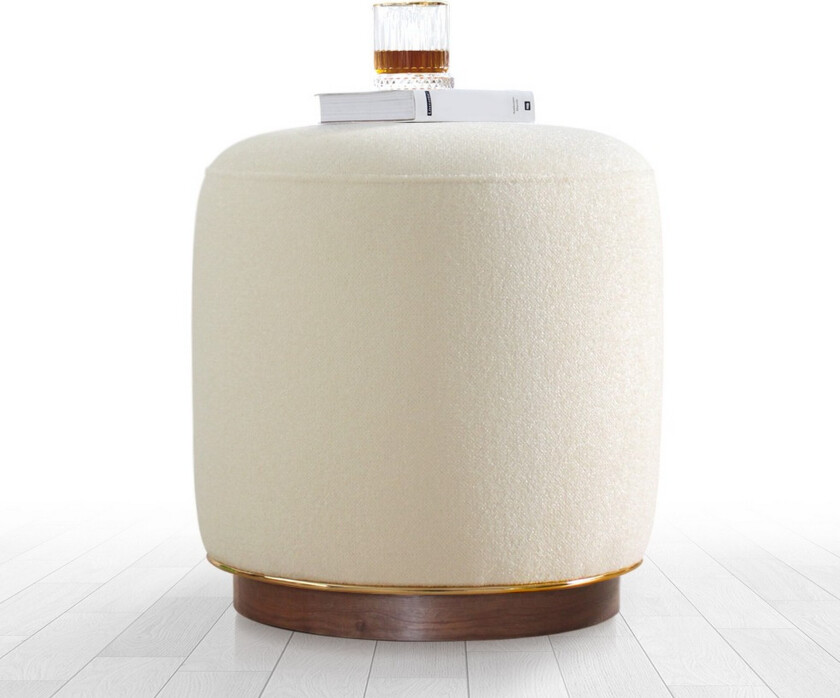 Galena Sittepuff 42 cm - Beige