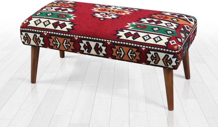 Bilde av Crossett Sittepuff 91 cm - Rød/Grønn