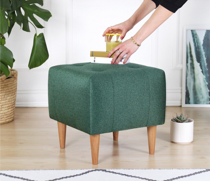 Grants Sittepuff 43 cm - Grønn