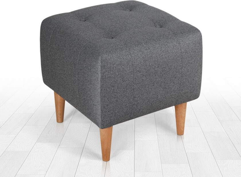 Grants Sittepuff 43 cm - Grå