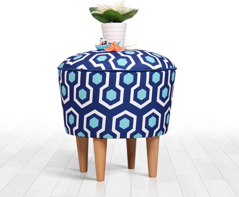 Debesis Sittepuff 42 cm - Blå