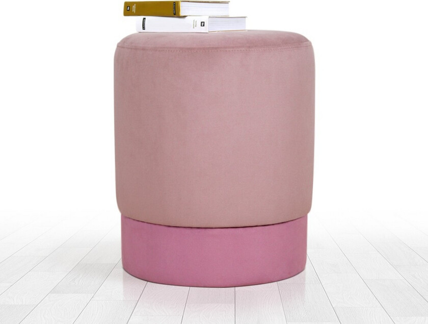 Lockport Sittepuff 38 cm - Rosa