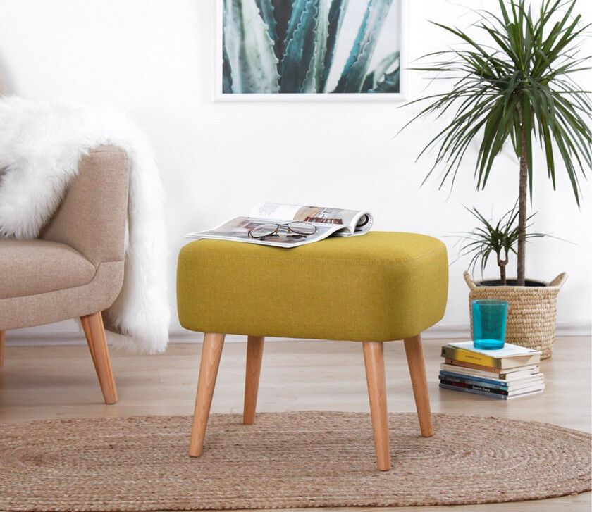 Demopolis Sittepuff 50 cm - Gul