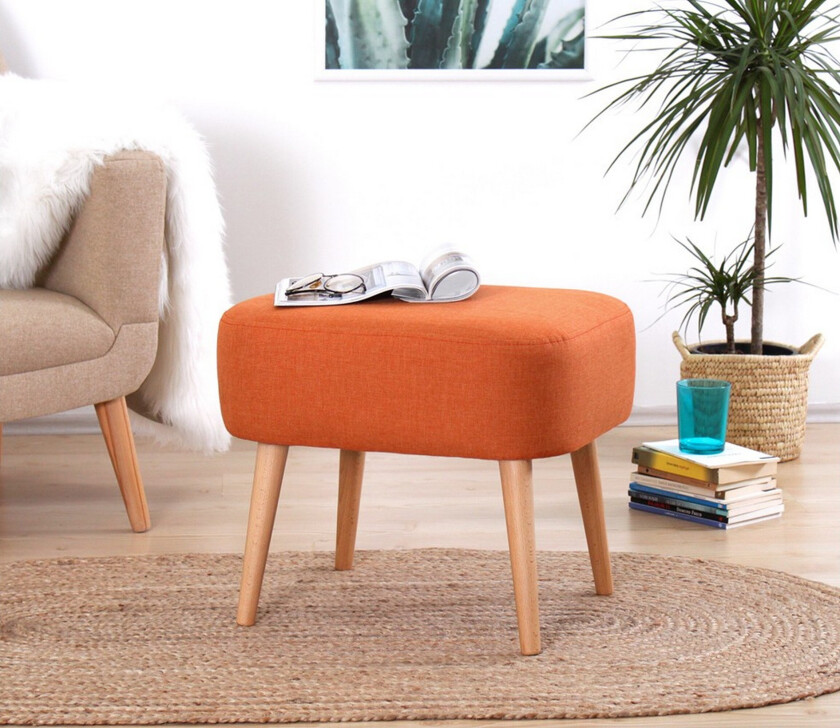 Demopolis Sittepuff 50 cm - Oransje