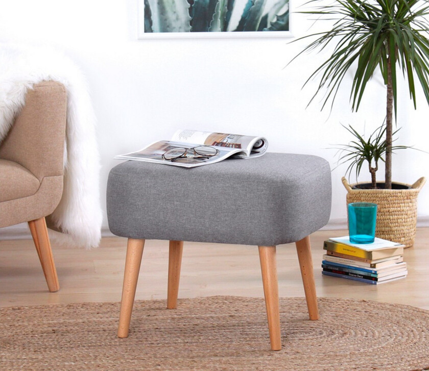 Demopolis Sittepuff 50 cm - Grå