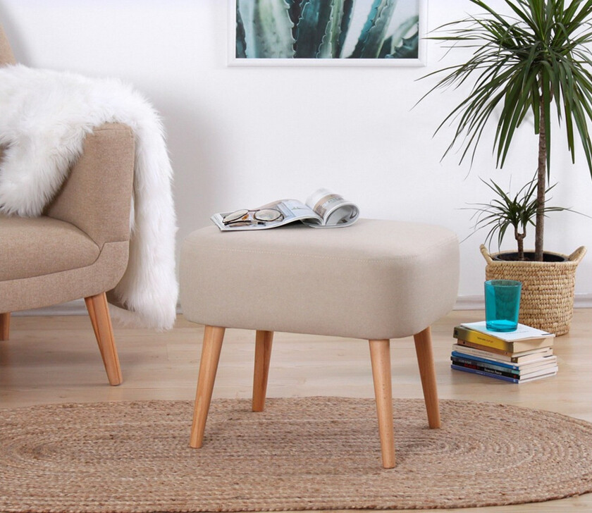 Demopolis Sittepuff 50 cm - Beige