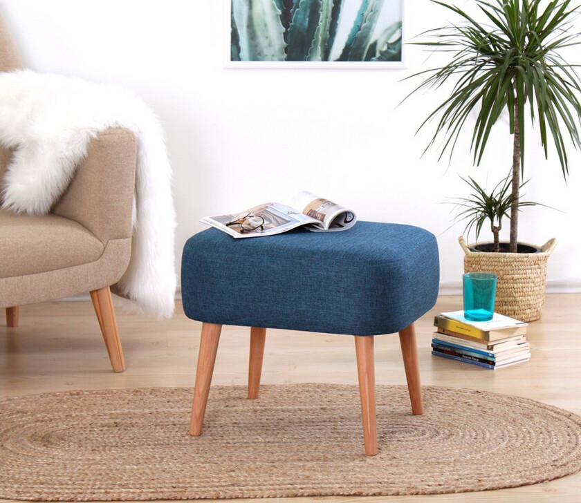 Demopolis Sittepuff 50 cm - Blå