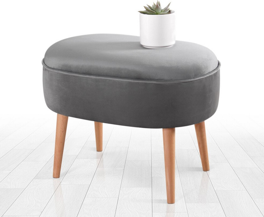 Bowie Sittepuff 63 cm - Grå