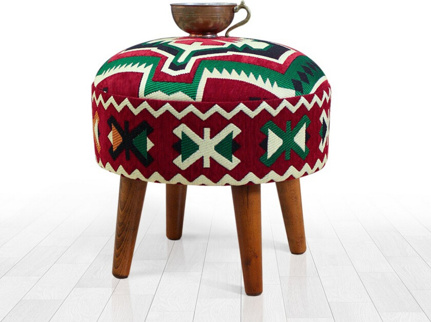 Bilde av Tarrytown Sittepuff 46 cm - Flerfarget