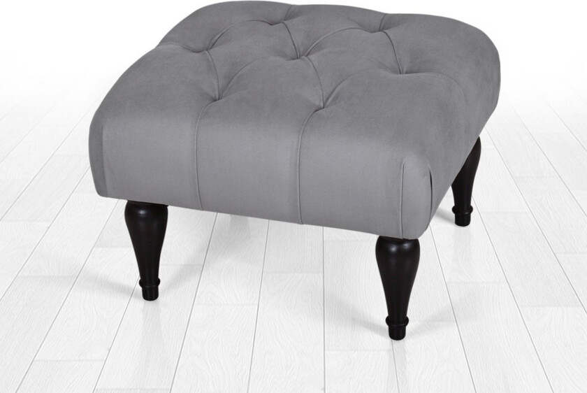 Frankfort Sittepuff 51 cm - Grå