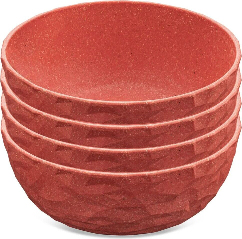 Club skål Ø 16,2 cm 4-pakning Nature coral