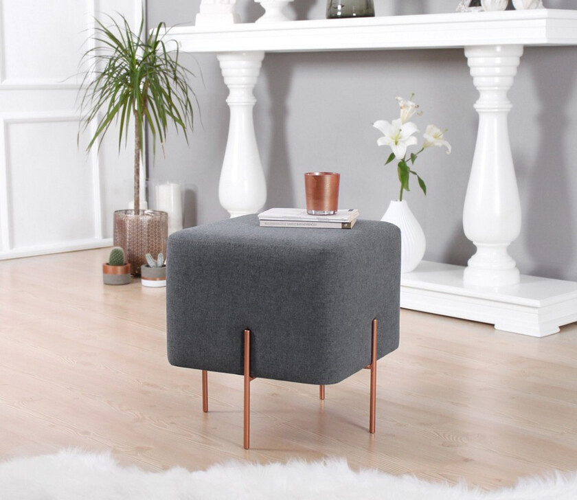 Yellowknife Sittepuff 40 cm - Mørkegrå