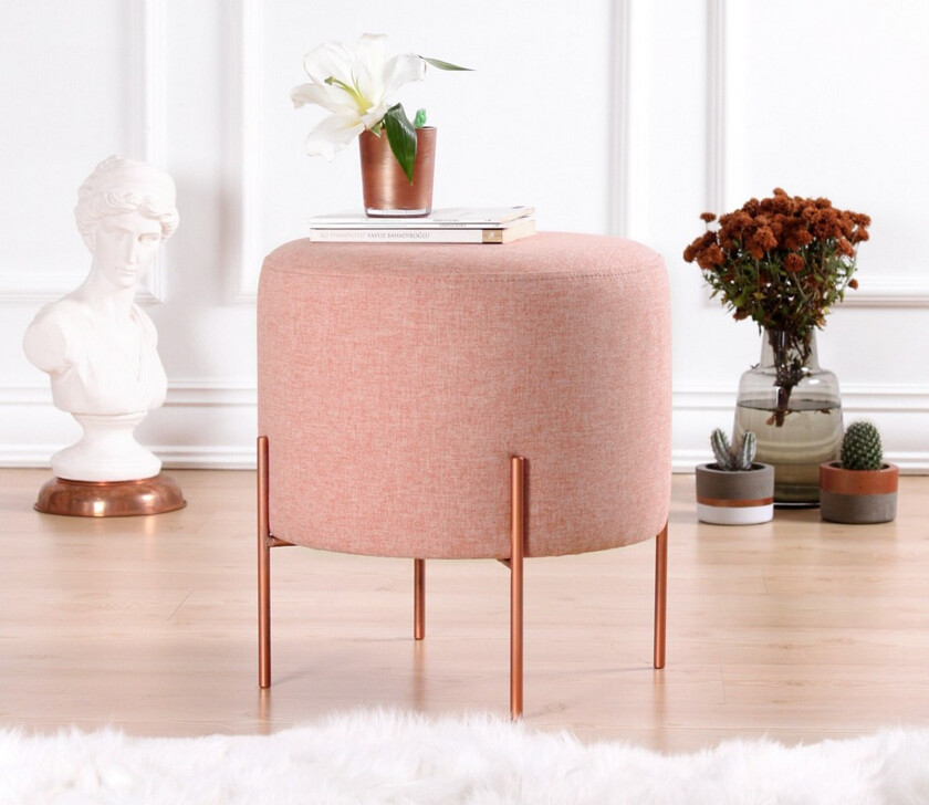 Yellowknife Sittepuff 40 cm - Rosa
