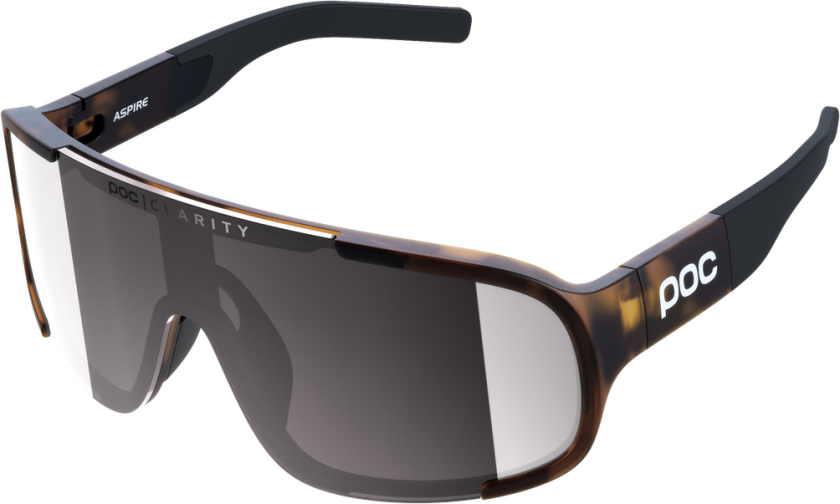 Aspire sykkelbrille Tortoise Brown Clarity Road Silver Mirror Cat 3
