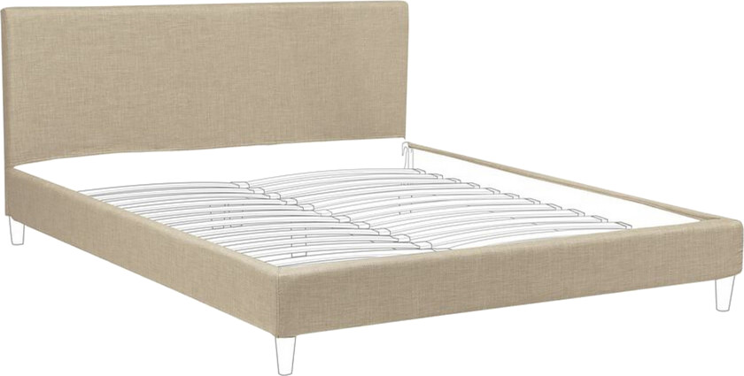 Bossom Sengeteppe 160x200 cm - Beige