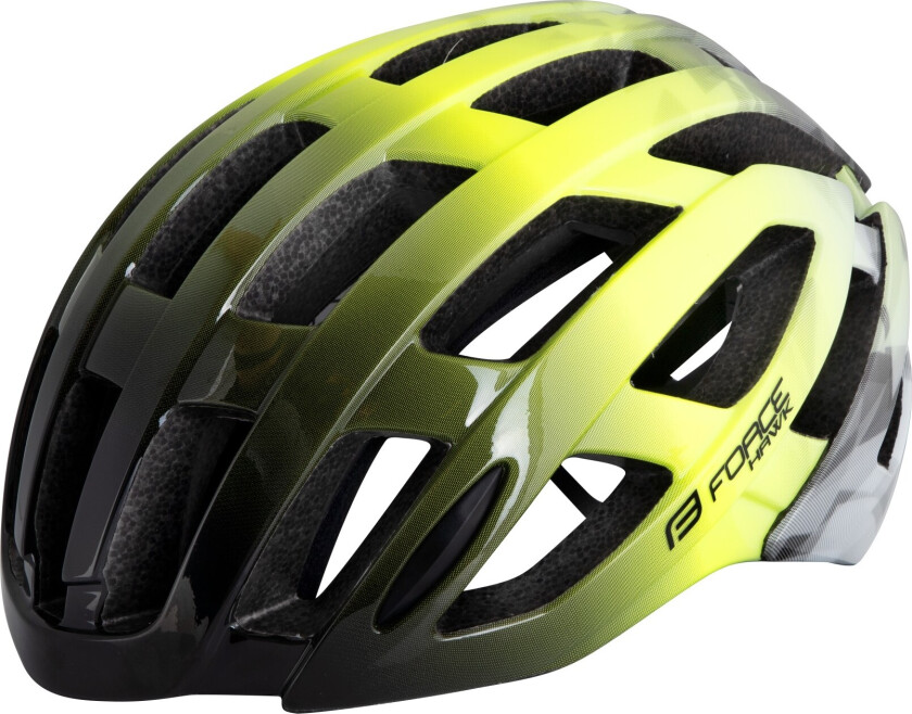 Hawk Sykkelhjelm Sort/Neon