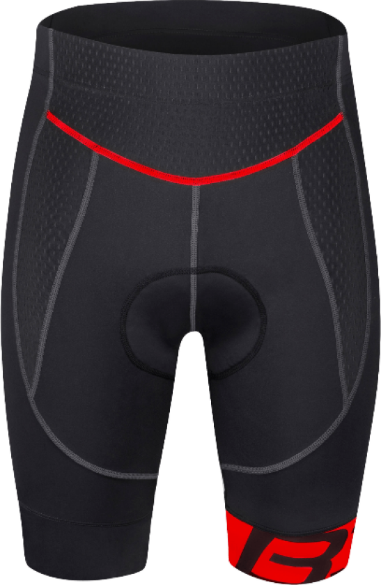 B30 Sykkelshorts - Sort / Rød