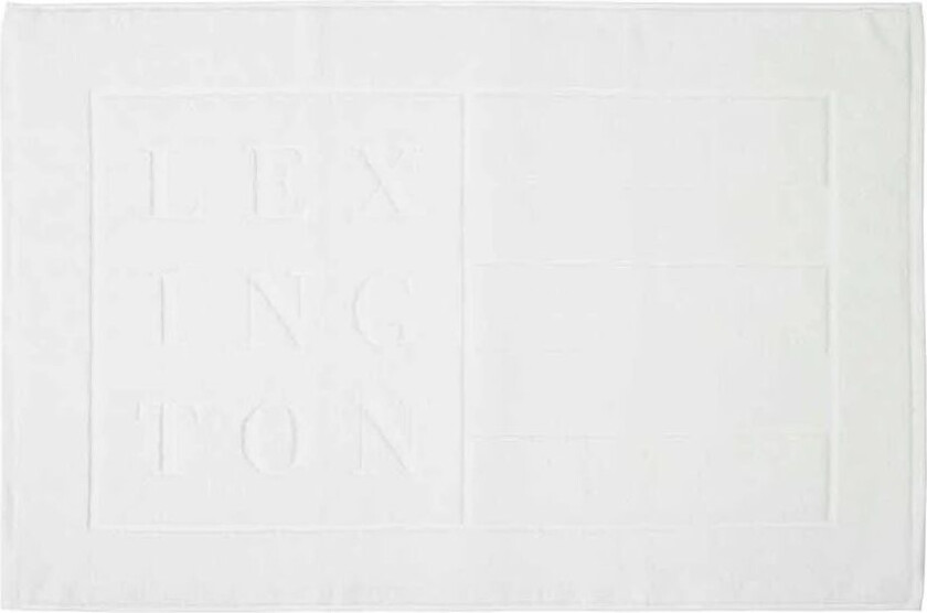 Bilde av Hotel baderomsmatte 60 x 90 cm Hvit