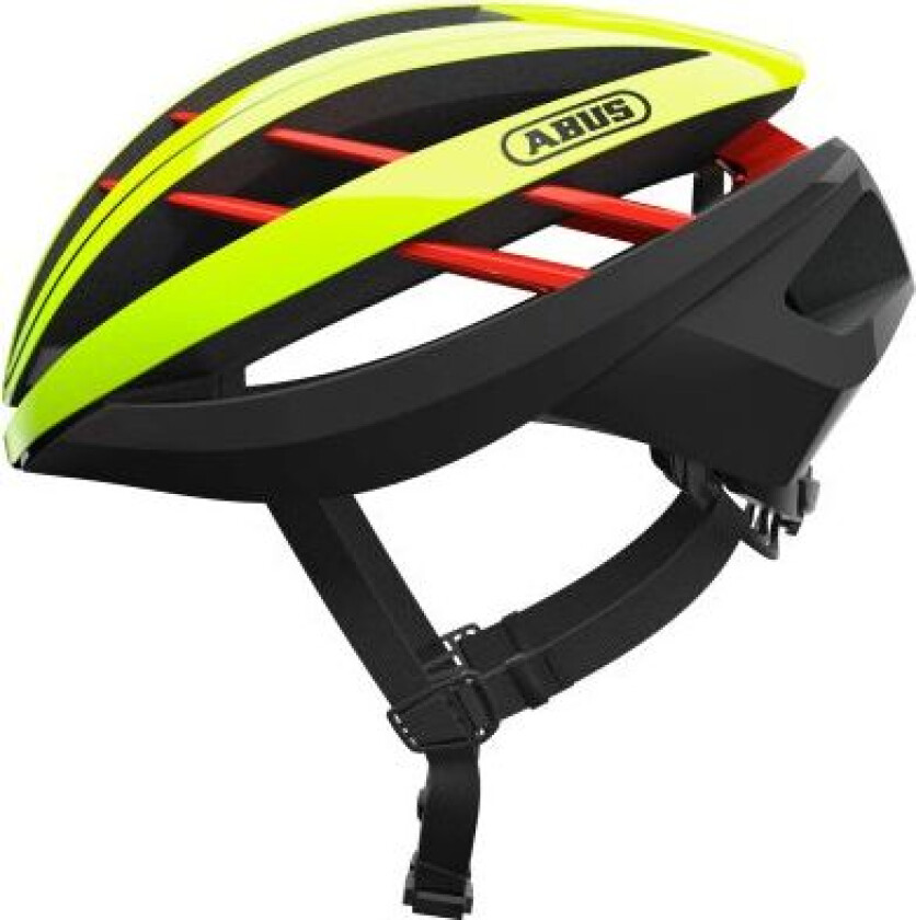 Abus Aventor Neon/Sort Sykkelhjelm